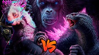 Godzilla amp Kong Vs Skar King amp Shimo  Batallas Humoristicas de Rap Feat FiyerRap [upl. by Way]