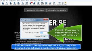 Manager SE Setting Starting Invoice [upl. by Ronna]