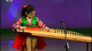 Kayagum Kim Kum Song 1 DPRK Music [upl. by Dorree]