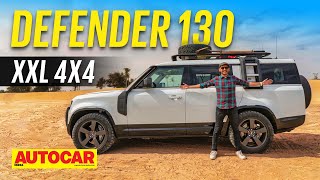 2023 Land Rover Defender 130 review  Worth the stretch  First Drive  Autocar India [upl. by Eidoow323]