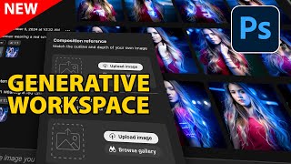 How to use new ai Generative Workspace in Photoshop Beta [upl. by Teddy707]