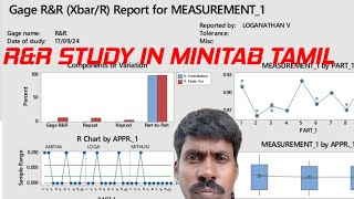 how do use RampR In minitab tamil lams001 latest update [upl. by Rann]