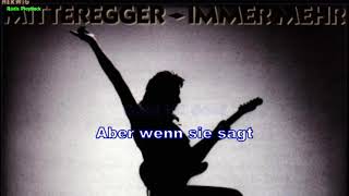 Herwig Mitteregger  Immer mehr Instrumental BV Lyrics Karaoke [upl. by Utham]