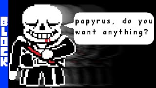 What If Sans DOESNT Go Off Screen When He Dies  Undertale [upl. by Aicenert]