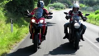 DUCATI DIAVEL CARBON vs MULTISTRADA 1200 S [upl. by Nilok]