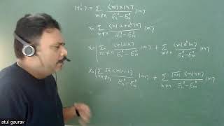 Lecture 3  Quantum Mechanics  Non Degenerate Perturbation Harmonic Oscillator  Problem Solving [upl. by Ityak]