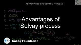 Advantages of Solvay process Chemistry Lecture  Sabaqpk [upl. by Cowden538]