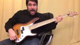 Tye Zamora talks about the Carvin Guitars PB5 bass guitar [upl. by Averyl]