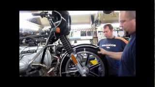 BMW Service  R756 Front Brake Caliper Adjustment [upl. by Harpole]