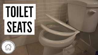 DIY How to Install a Toilet Seat  Remove and replace [upl. by Feodora]