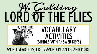 Lord of the Flies Vocabulary Development Games for High School [upl. by Nguyen190]