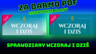 Wczoraj i dziś sprawdziany za darmo [upl. by Harragan]