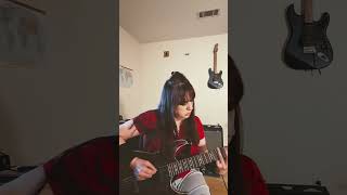 A short segment cover of quot Stormbringer quot by quot Deep Purple quot  guitar cover music fyp [upl. by Dahsra]