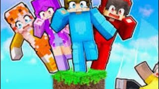 Playing Minecraft one block with subscribers [upl. by Reisinger]