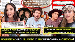 LUISITO COMUNICA responde a la POLÉMICA ARY furiosa CINTHYA y UNTALFREDO aclaran COMUNICADO [upl. by Eceinhoj]