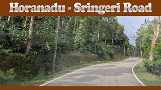 Karnataka Village Roads  Horanadu to Sringeri [upl. by Ambie]