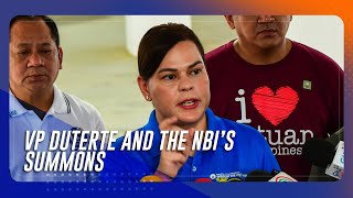 NBI says ‘no problem’ with rescheduling VP Sara Duterte’s summons  TeleRadyo Serbisyo [upl. by Ilbert]