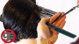 BOB HAIRCUT with graduation  How To Cut Graduated Bob Haircut Step By Step  Classic Graduation [upl. by Jarv]