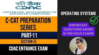 CCAT Prepration  Part11  Operating System  CDAC Entrance Exam [upl. by Madi]