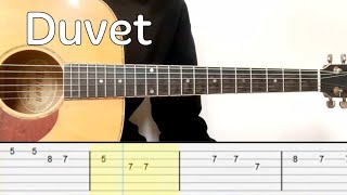 Boa  Duvet Easy Guitar Tutorial Tabs [upl. by Anitreb]