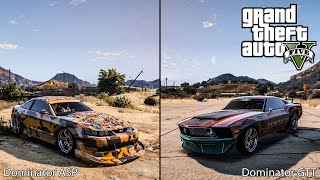 GTA 5 Online Dominator ASP VS Dominator GTT Shorts [upl. by Levi]