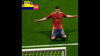 Goal Scored by Robert Lewandowski 🚀🔥 shorts efootball fifa football lewandowski [upl. by Drucie]