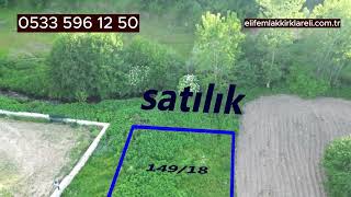 Kırklarelide doğa içi dereye cephe 321 m2 imarlı arsasatılık [upl. by Etnovert]