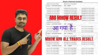 16 OCT MHOW ARO RESULT 2022 DECLARED😱😱 Agniveer Army Cutoff 2022  MHOW ARO RESULT [upl. by Frazer849]