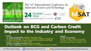 Panel Discussion Outlook on BCG and Carbon Credit Impact to the Industry and Economy [upl. by Rodgiva]