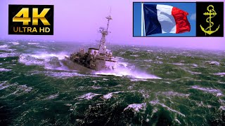 Frégate Française⚓ 🇨🇵 quotLatouche Tréville ⚜️quot  en pleine Tempête 🌀🌬️ [upl. by Nnor542]