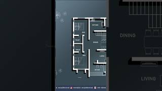 House plan 🏡959 sqft home keralahomeplan homedesign [upl. by Rossen817]