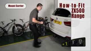 Witter ZX500 Cycle Carrier Range  How to Fit [upl. by Findlay610]