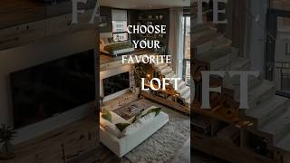 Choose your dream loft to make a cozy home 🏡 aesthetic chillvibes chooseone shorts homedecor [upl. by Asserrac]