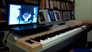 Watamote 私がモテないのはどう考えてもお前らが悪い！ OP  piano version warning loud [upl. by Samale]