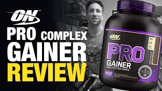 Pro Complex Gainer By Optimum Nutrition My Complete No BS Review [upl. by Lleryt]