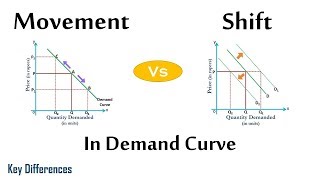 Movement Vs Shift in Demand Curve Difference between them with examples amp comparison chart [upl. by Anivlem]