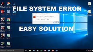 Cant open imagesVideos quotFILE SYSTEM ERRORquot Easy solution [upl. by Palm]