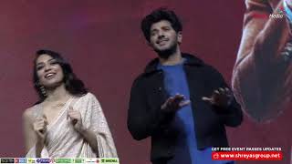 Dulquer Salmaan amp Sobhita Dhulipala Dances for Dingiri Dingale Song  KURUP  Shreyas Media [upl. by Dewees]