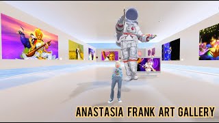 Live Virtual Art Gallery in Spatial by Anastasia Frank [upl. by Calista]