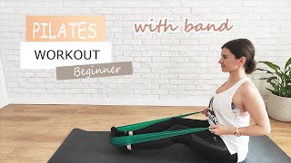 Pilates για αρχάριους με λάστιχο  FitnessProject [upl. by Anawit653]