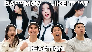 BABYMONSTER  LIKE THAT EXCLUSIVE PERFORMANCE VIDEO REACTION [upl. by Ritter]