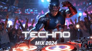 Techno Rave Mix 2024 🎧 HighEnergy Music for Gym Party [upl. by Sheilah]