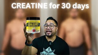 I took ConCret Creatine for 30 days [upl. by Sheridan]