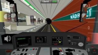 Subway Simulator Prague metro A Nemocnice Motol  Dejvická [upl. by Artiek]