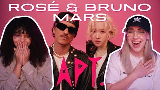 COUPLE REACTS TO ROSÉ amp Bruno Mars  APT Official Music Video [upl. by Ahseneuq]