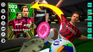 How to training 103 Rated Franco Baresi Max Level Stats amp Gameplay in eFootball 2025 [upl. by Kristianson42]