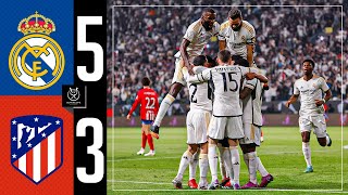 Real Madrid 53 Atlético de Madrid  HIGHLIGHTS  Spanish Super Cup [upl. by Xylia]