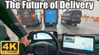 POV First Week Delivering In Amazons Electric Van Rivian EDV [upl. by Letti986]