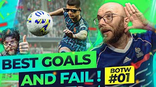 Efootball Best Goals and Fail BOTW1 [upl. by Cutter354]