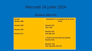 085  Catechisme de l Eglise Catholique  2024 07 24 [upl. by Aelegna]